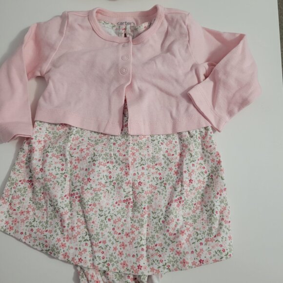 2 Carter's Dress and Sweater bundles Girl 6-9 Months - Picture 7 of 10